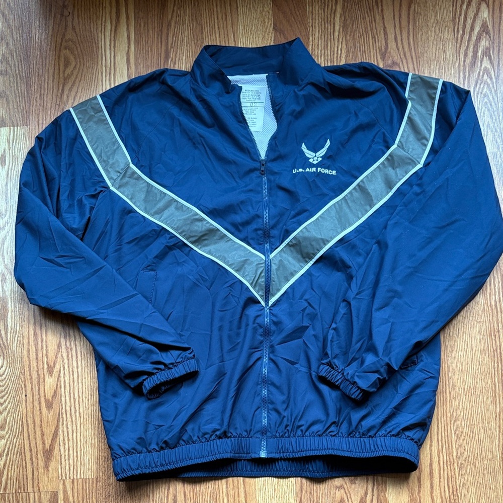 Navy Blue U.S. Air Force Windbreaker Jacket